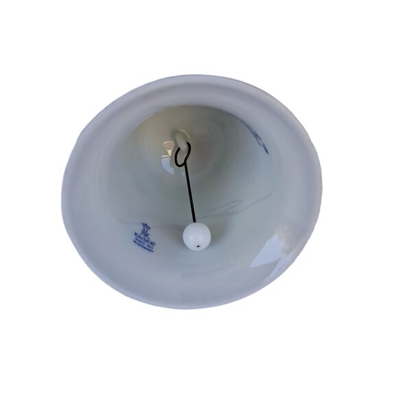 AK Kaiser Porcelain Collectible Bell Danbury Mint Flowers Pheasant Bird Vintage - Picture 9 of 13